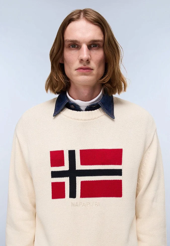 Свитер Napapijri Mura Jumper Beige Dimity