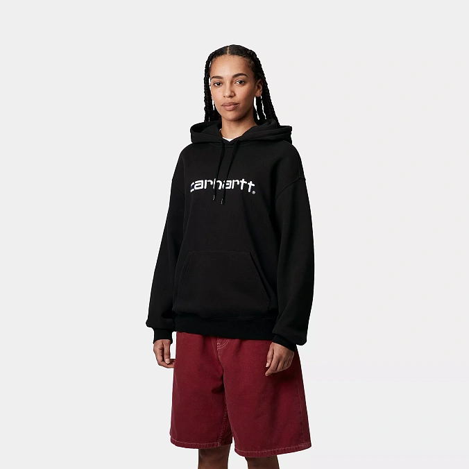Толстовка женская Carhartt WIP W' Hooded Carhartt Sweatshirt